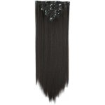 Clip in příčesek - tmavá hnědá až černá /2 – Zboží Dáma