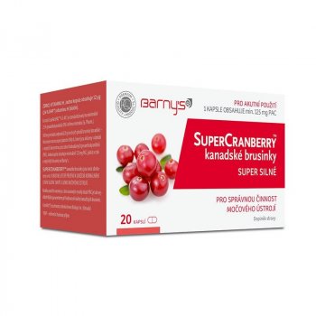 Barny`s SuperCranberry kanadské brusinky 20 kapslí