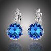 Náušnice Sisi Jewelry Swarovski Elements Bernadette Topaz E1110-ET-403B světle modrá