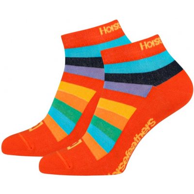 Horsefeathers DEENA Rainbow dámské kotníkové ponožky