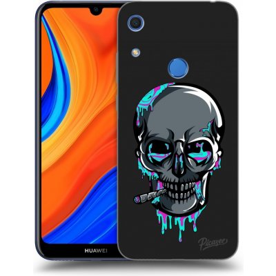 Pouzdro Picasee silikonové Huawei Y6S - EARTH - Lebka 3.0 černé – Sleviste.cz