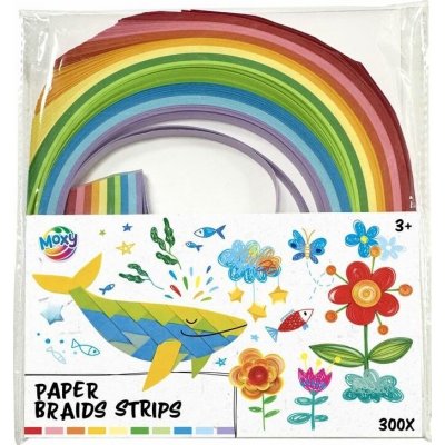 Creative Craft Group Papírové proužky na quilling 8mm mix barev (300ks) – Hledejceny.cz