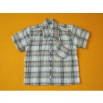 Arex košile kostkovaná krátký rukáv modrozelená – Sleviste.cz