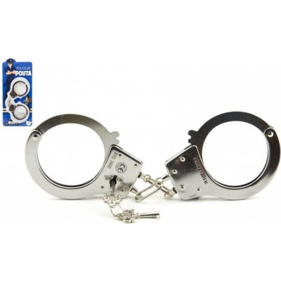 Teddies Pouta policejní kov 17cm s klíčem – Zboží Mobilmania