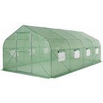 Garden Point Fóliový tunel s kovovým rámem 3x6 m zelený – Sleviste.cz