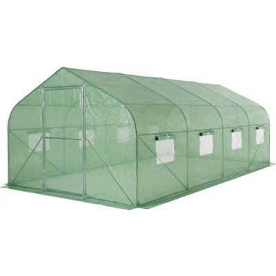 Garden Point Fóliový tunel s kovovým rámem 3x6 m zelený – Sleviste.cz