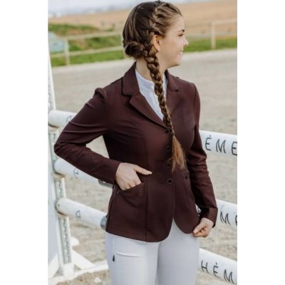 Equitheme Dámské jezdecké sako Oliva vínové – Zboží Dáma