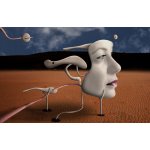 Plakát, Obraz - A Tribute to Salvador Dalí, Alessandro Petrini, 40 × 26.7 cm – Zboží Dáma