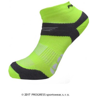 Progress Running Socks běžecké ponožky žlutá reflexní – Hledejceny.cz