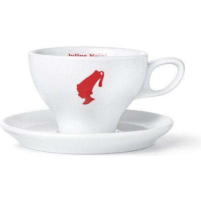 Julius Meinl bílý porcelánový šálek s podšálkem pro Cappuccino 230 ml – Sleviste.cz