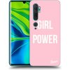 Pouzdro a kryt na mobilní telefon Xiaomi Picasee silikonový černý obal pro Xiaomi Mi Note 10 (Pro) - Dívčí síla