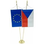 Stojánek kovový zlatý 30/40 cm - Dvouramenný 40 - zavěšení – Hledejceny.cz