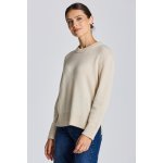 Gant sveter D1. CASHMERE C NECK bílá – Zboží Mobilmania