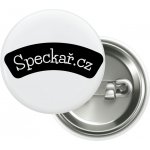 Speckař placka black&white 25 mm – Zboží Mobilmania