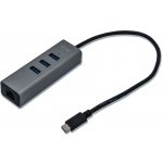 i-Tec USB-C Metal HUB 3 Port + Gigabit Ethernet C31METALG3HUB – Zboží Živě