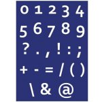 Šablona na sítotisk A4 Číslice – Zboží Dáma