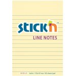 Hopax Stick'n Notes 150 x 101 mm, 100 l., žlutý, linkovaný – Hledejceny.cz