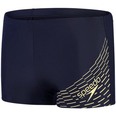 Costume Da Bagno Speedo Medley Logo Bambino | Aquashort Navy Green Resistente Al Cloro - Foto 11