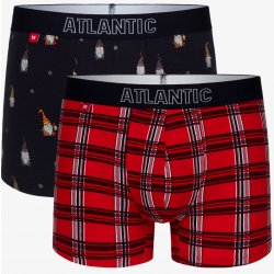 Atlantic boxerky 2GMH-019 2-pack modrá červená