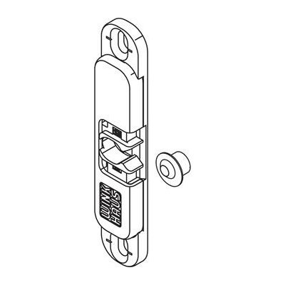 WINKHAUS Západka balkonových dveří BK.Z-8 s čepem 8 mm montáž na štulp křídla – Zbozi.Blesk.cz