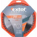 EXTOL PREMIUM pilový kotouč s SK plátky, 250x2,2x30mm, 40T, šířka SK plátků 3,2mm – Hledejceny.cz