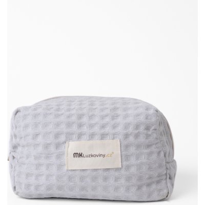 MKLuzkoviny.cz kosmetická taštička větší světle šedá – Zboží Dáma