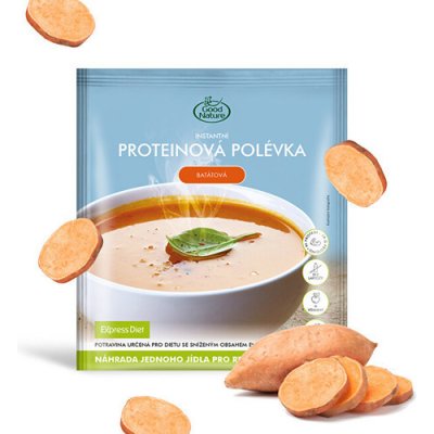 Good Nature Express Diet instantní proteinová polévka batátová na hubnutí 55 g – Zboží Mobilmania