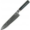 Kuchyňský nůž UG Grill Nůž Chef 20/34cm Damašková ocel 67/černá pryskyřice