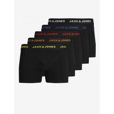 Jack & Jones Anthony boxerky 5 ks černá pánské
