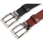 Pánský kožený pásek z buvolí kůže hladký 2 černá – Sleviste.cz