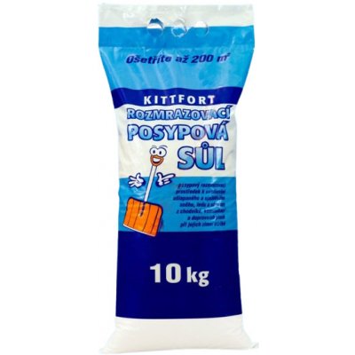 Kittfort Posypová sůl kamenná 10 kg – Zboží Dáma