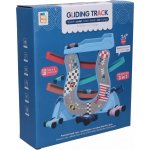 Dudlu Autodráha s rampami set 8 dílů 4 překlápěcí autíčka v krabici – Zboží Dáma