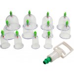 ISO TRADE Cupping Glasses Set Vacuum Massage Cupping Pump New Acupuncture Magnetic 277 – Zboží Dáma