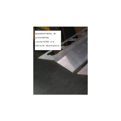 Weber Balkonový přímý profil pro PLASTbeton 2 m 8520 AL PB – Zboží Mobilmania