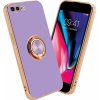 Pouzdro a kryt na mobilní telefon Apple Cadorabo Ochranné pouzdro pro Apple iPhone 7 PLUS / 7S PLUS / 8 PLUS ve fialové barvě Pouzdro Kryt Fotoaparát Ochrana Magnetic