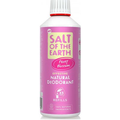Salt of the Earth přírodní minerální deodorant Peony Blossom náhradní náplň 500 ml