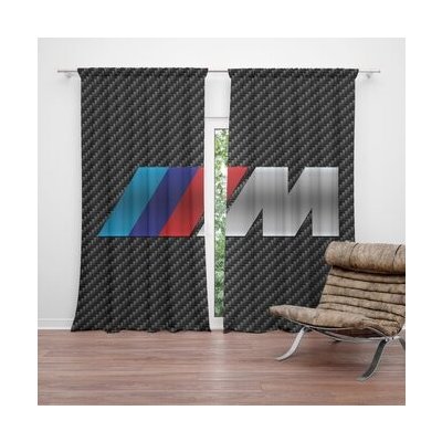 Sablio Závěs MPERFORMANCE Karbon: 2ks 140x250cm – Hledejceny.cz