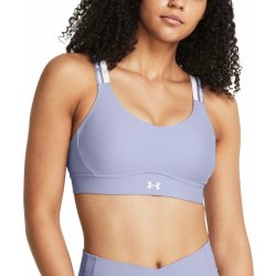 Under Armour Fialová dámská UA Infinity Mid 2.0 Rib Bra