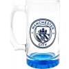 Sklenice FotbalFans Manchester City FC modrý znak 425 ml