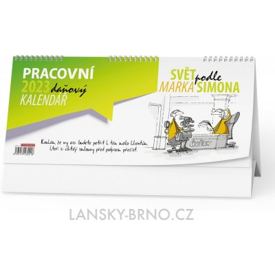 BALOUŠEK TISK Stolní Pracovní daňový Svět podle Marka Simona 2023 – Zbozi.Blesk.cz