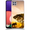 Pouzdro a kryt na mobilní telefon Samsung Pouzdro ACOVER Samsung Galaxy A22 5G A226B s motivem Elephant