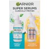 Kosmetická sada Garnier Skin Naturals Super Serums dárková kazeta pro ženy pleťové sérum Skin Naturals Vitamin C 30 ml + pleťové sérum Skin Naturals Hyaluronic Aloe 30 ml