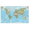Zeměpisná nástěnná mapa světa CE20 - 2.jakost 198 x 122 cm - lamino + očka