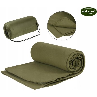 MIL TEC Deka Poly Fleece s obalem zelená 150 x 200 – Zbozi.Blesk.cz