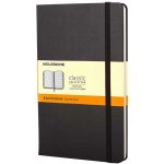 Moleskine Zápisník tvrdé desky A5 linkovaný černý – Zboží Dáma