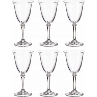 Bohemia Crystal Crystalite ite Bohemia sklenice na bílé víno KLEOPATRA BRANTA 250 ml – Sleviste.cz