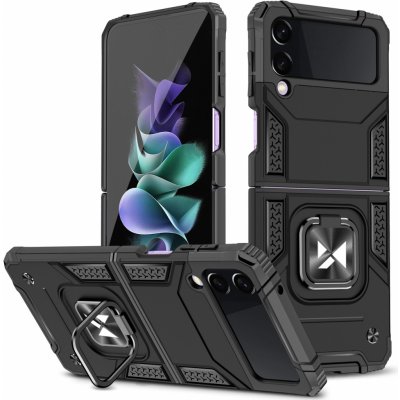 Pouzdro Wozinsky Ring Armor Case / 3v1 / Samsung Galaxy Z Flip 4 černé