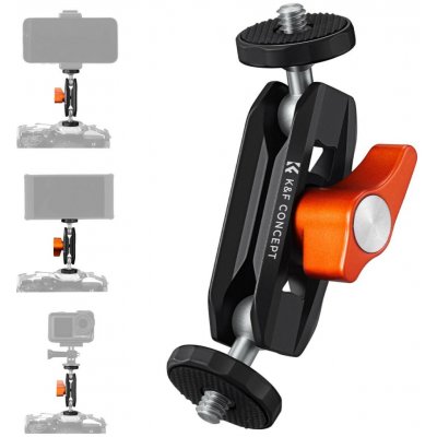 K&F CONCEPT MS48 Dual Ball Heads Magic Arm – Zboží Živě