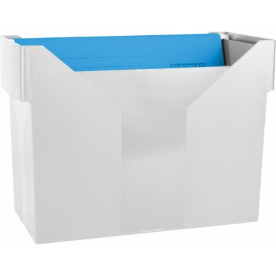 Box na závěsné desky Donau - plastový, šedý, obsahuje 5 ks desek – Zboží Mobilmania