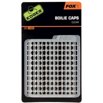 Fox International Zarážka na boilie Edges Boilie Caps Clear 120ks